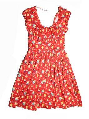 Disney Parks Dole Whip Pineapple Dress Medium